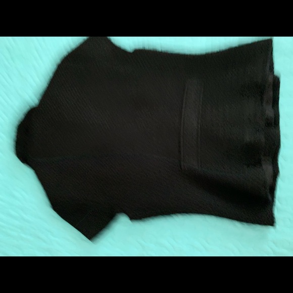 Coldwater creek Black Short Sleeve Pebbled Boucle Jacket -sz 6 - Picture 5 of 5